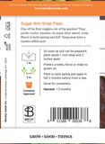 Peas, Sugar Ann Snap Seed Packets