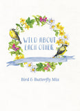 Bentley Seed - Wild About Each Other Custom Bird and Butterfly Wildflower Seed Custom Packet for Weddings and Bridal Showers