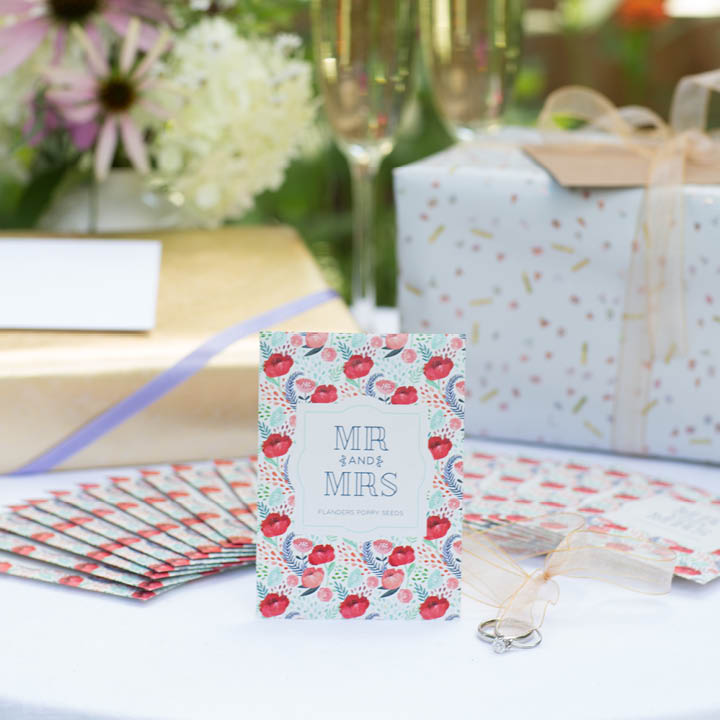 Mr. and Mrs. Wedding garden seeds