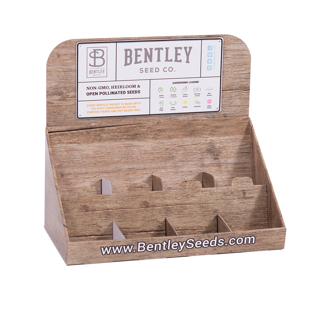 250 Empty Seed Packet Countertop Display flower seeds