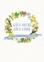 Wild About Each Other Bird & Butterfly Flower Seed Favor seed packet