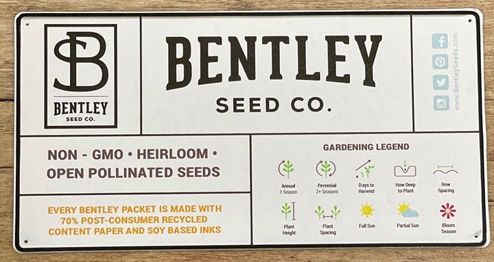 250 Empty Seed Packet Countertop Display flower seeds