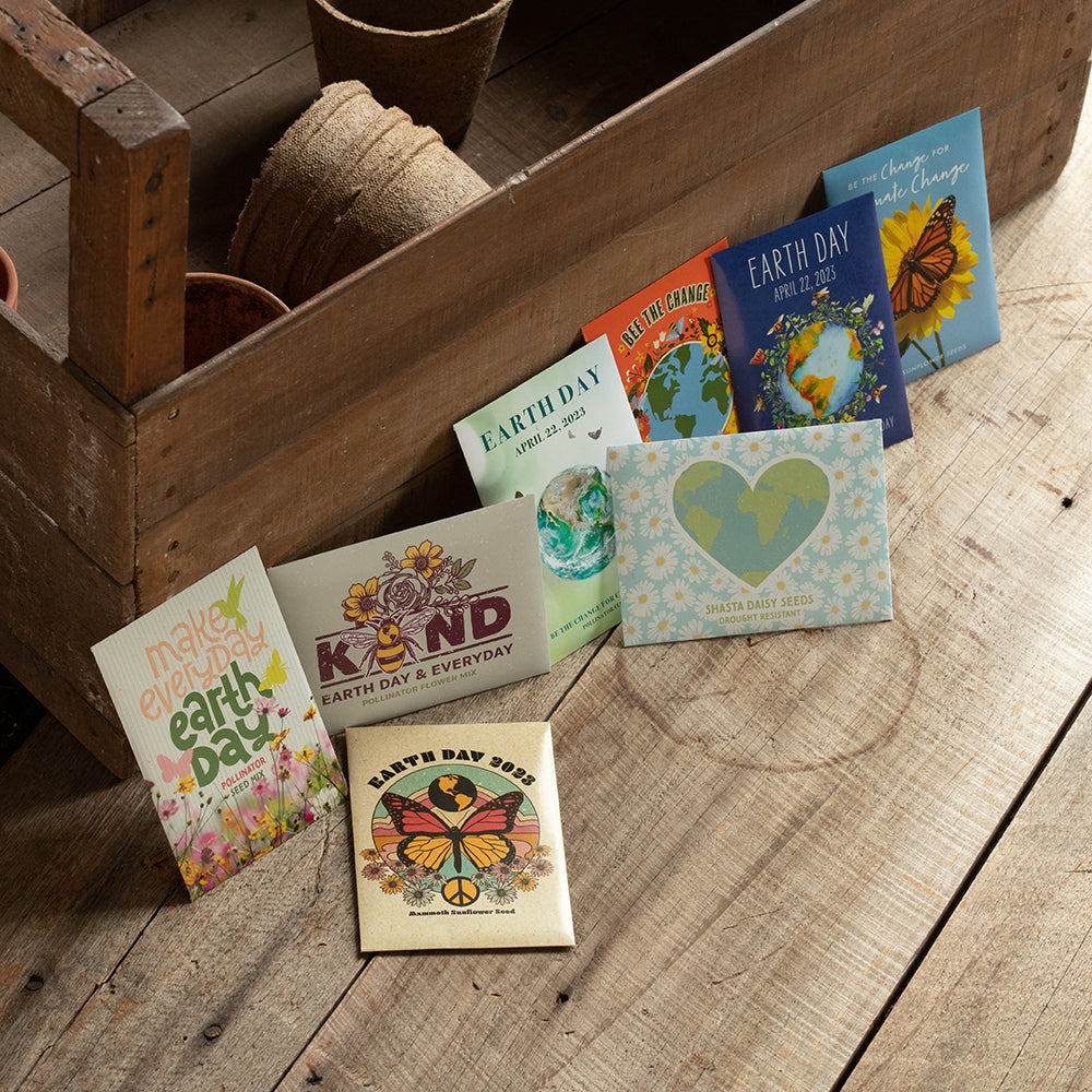 Earth Day Planet Pollinator seed packet
