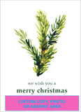 We wish you a merry Christmas custom Packet Front Custom Area