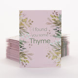 I Found You Some Thyme - Thyme Seed Packets - Bentley Seeds