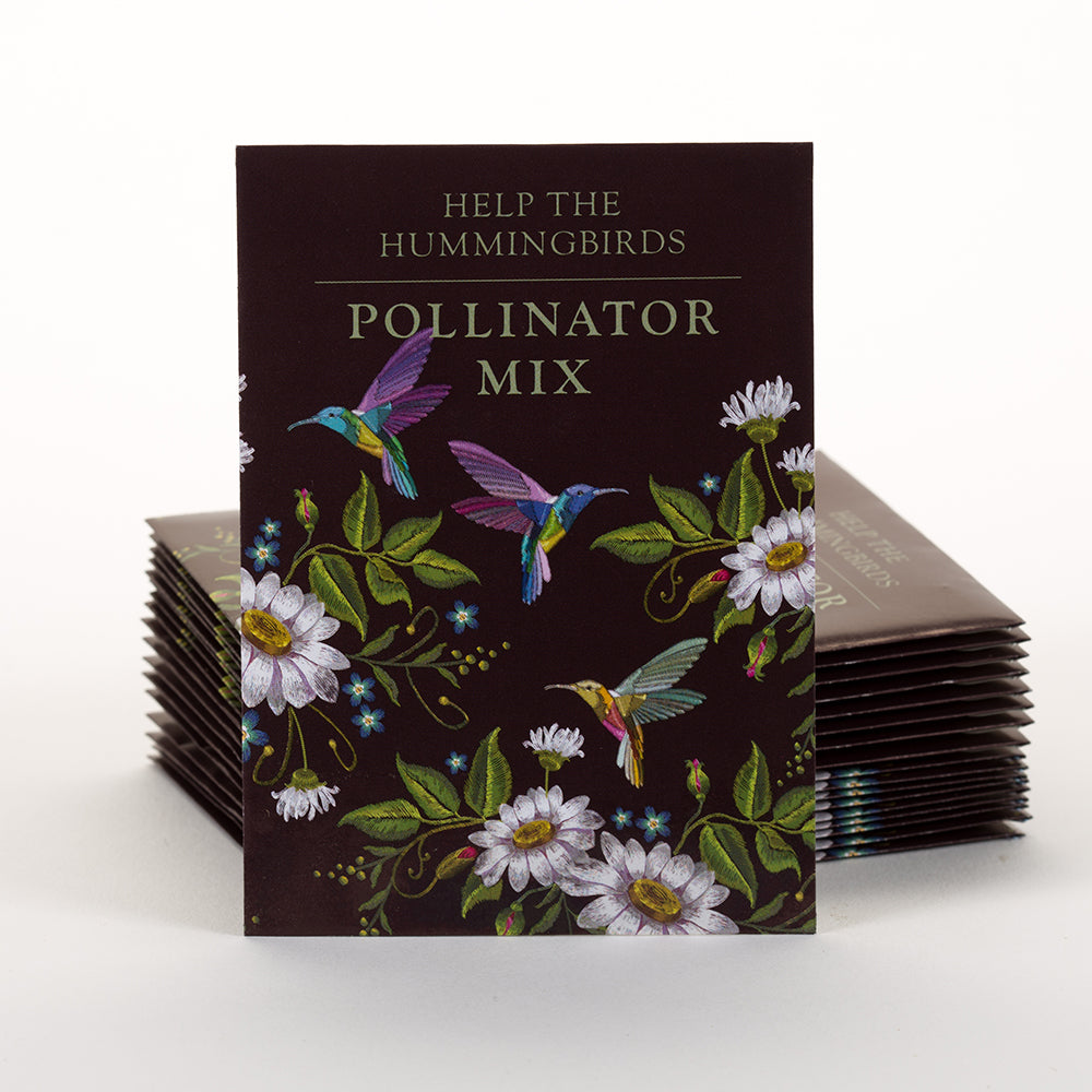 250 Piece Pollinator Favor Seed Packet Retail POS Corrugated Display seed packet