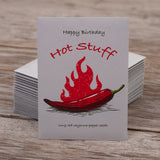 Happy Birthday - Hot Stuff - Cayenne Pepper Seed Packets