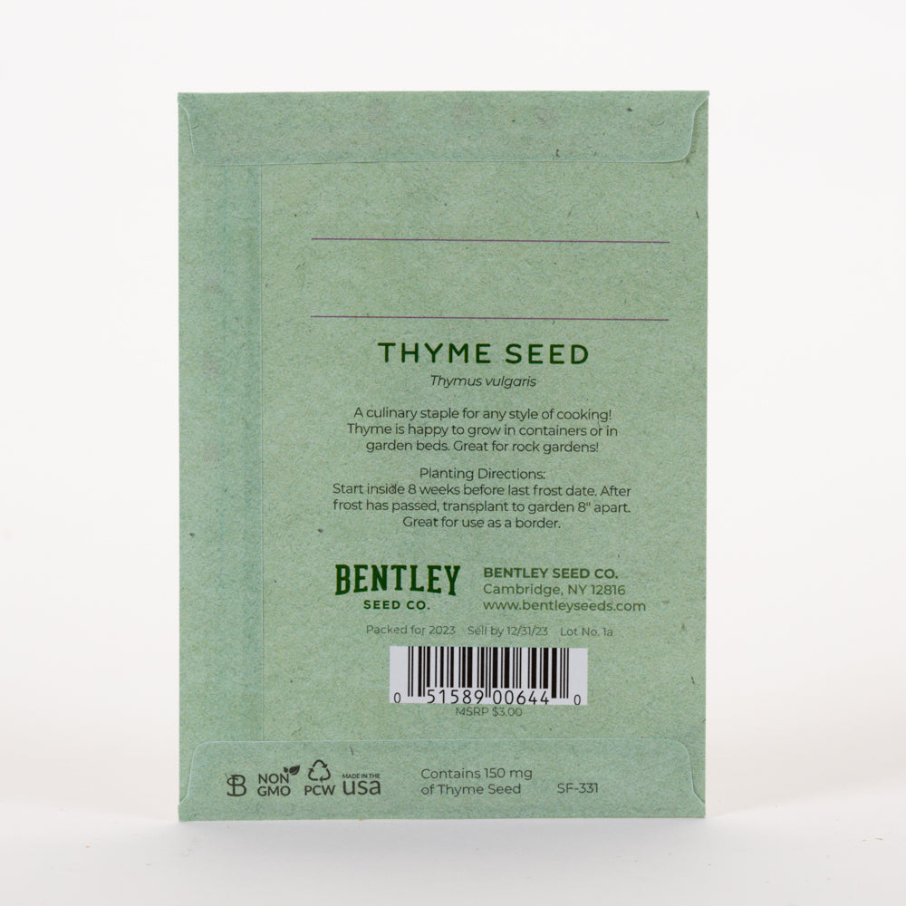 It's Birthday Thyme seed packet