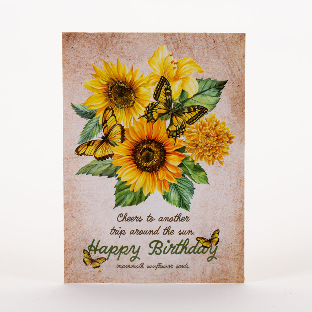 Happy Birthday garden seeds