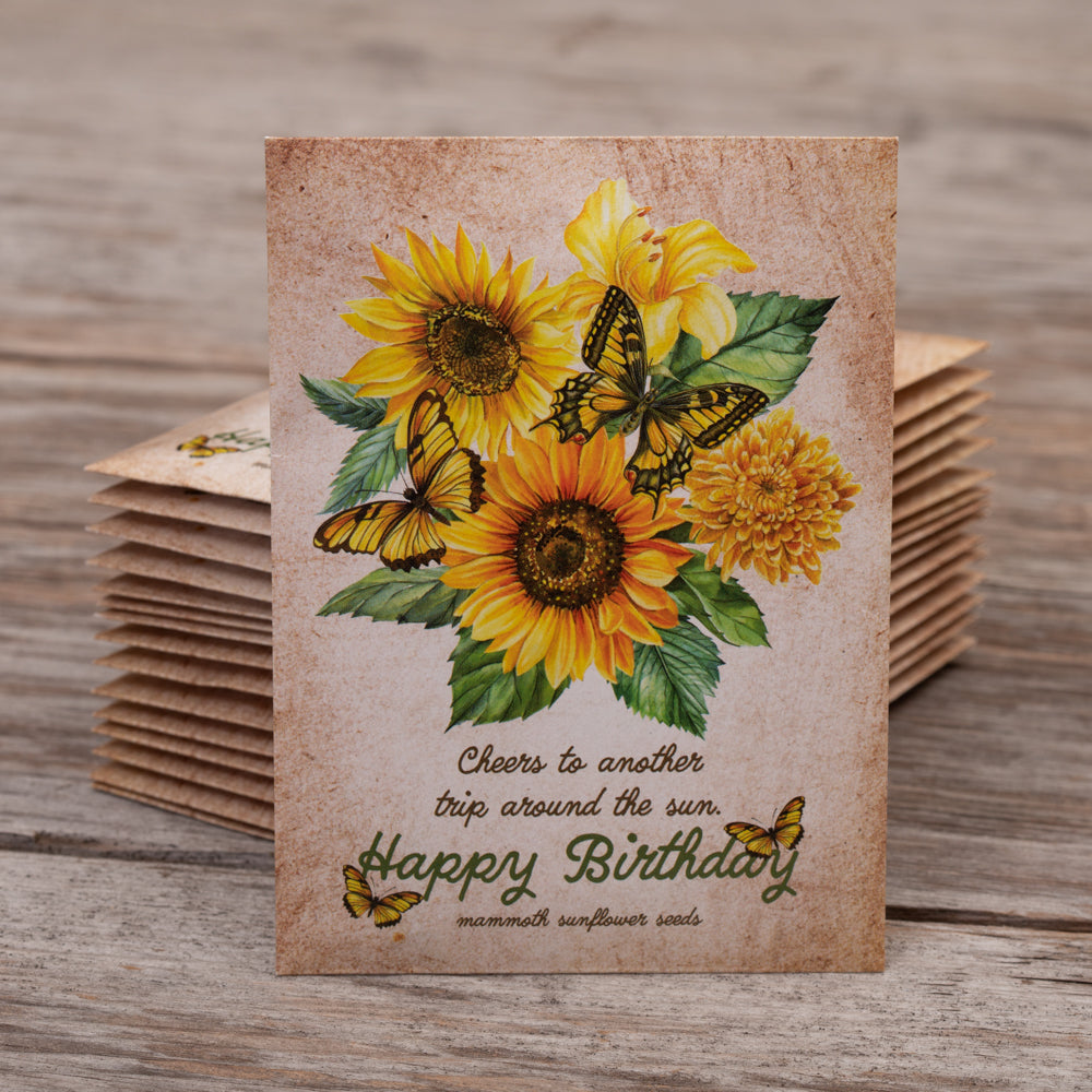 Happy Birthday garden seeds