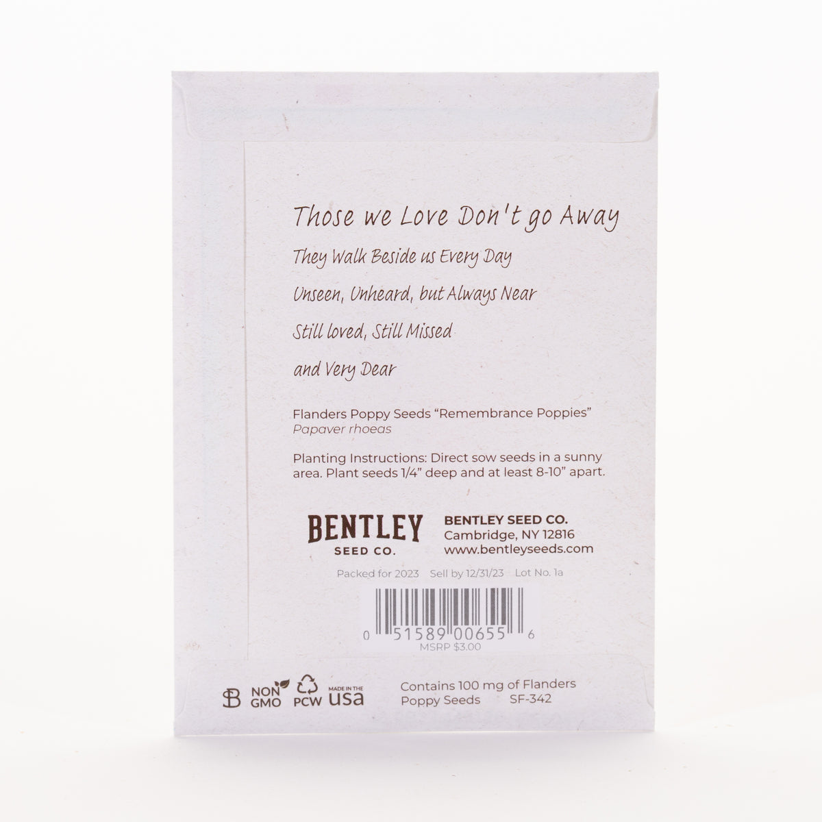 Memorial Cardinal garden seeds