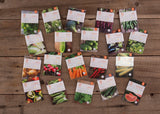 Bentley Seed Set of 20 Vegetable Seed Packets - Bentley Seeds