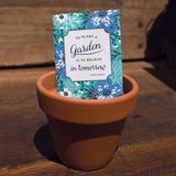 "To Plant a Garden..." Forget-Me-Not Seed Favor - Bentley Seeds