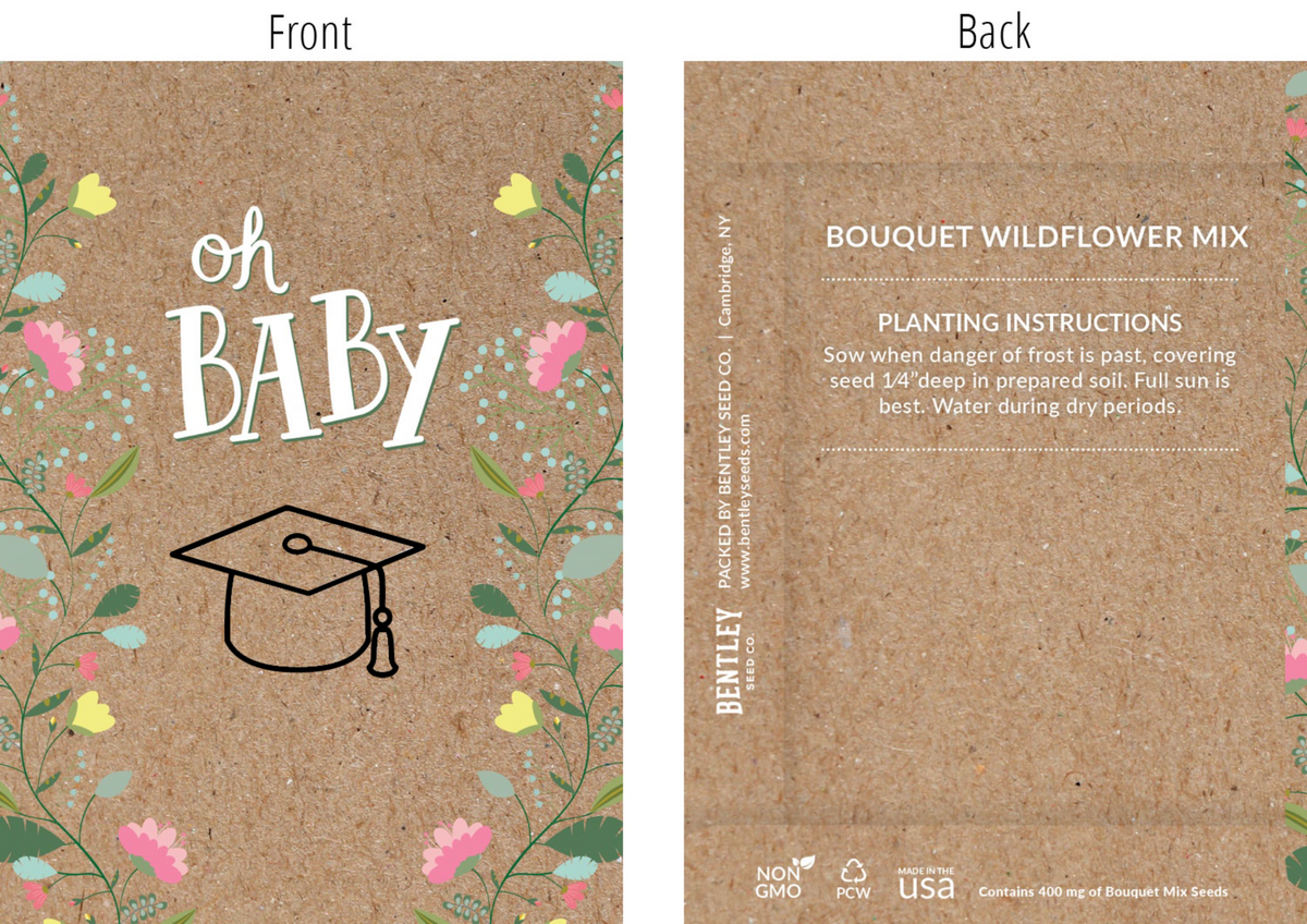 Customizable Seed Packets flower seeds