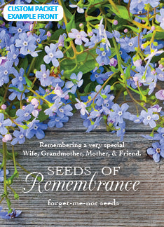 Custom Seed Packets for Memorials and Funerals