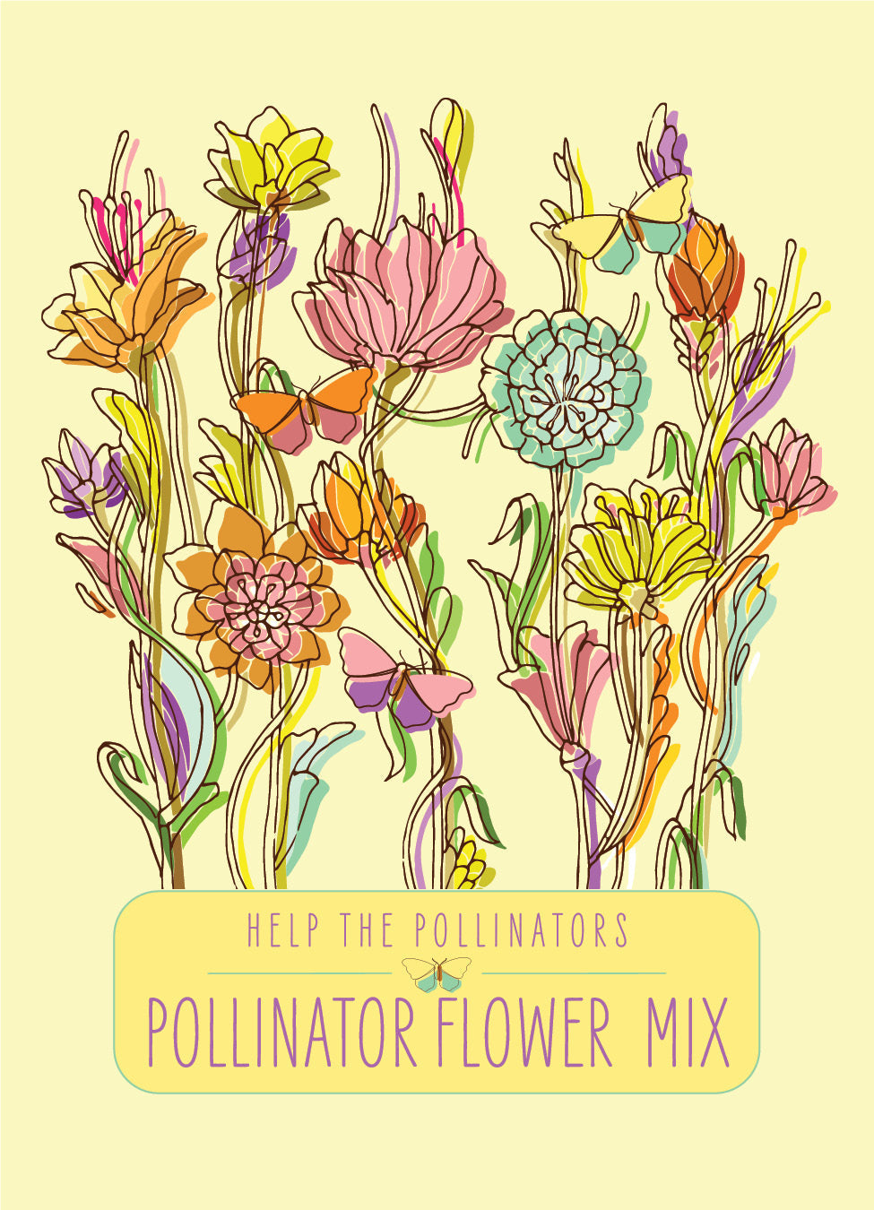 Help Pollinators - Pollinator Wildflower Seed Packets