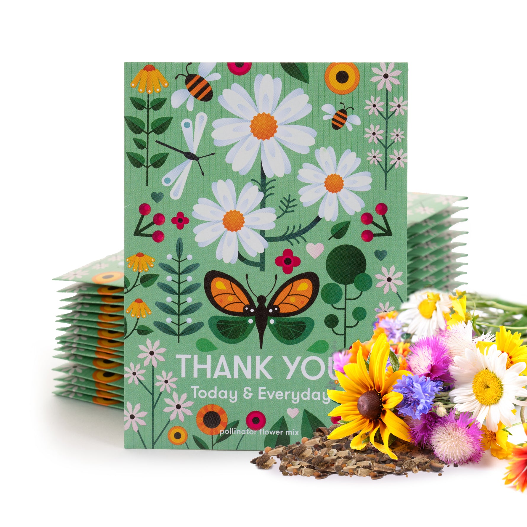 thank you cards with flower seeds Thank You Today Everyday