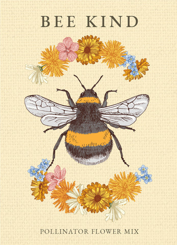 Bee Kind - Pollinator Flower Seed Mix Packets - Bentley Seeds