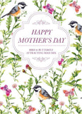 "Happy Mothers Day - Vintage" Bird & Butterfly Flower Mix Seed Favor - Bentley Seeds