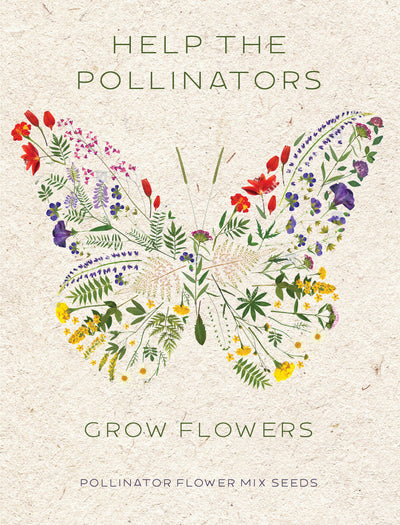 Help Pollinators Kraft Butterfly garden seeds