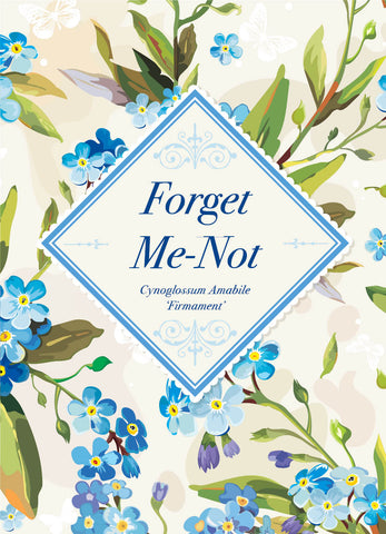 "Vintage Gift - Forget Me Not" Forget-Me-Not Seed Favor - Bentley Seeds