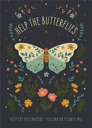 Help Butterflies Help Pollinators garden seeds