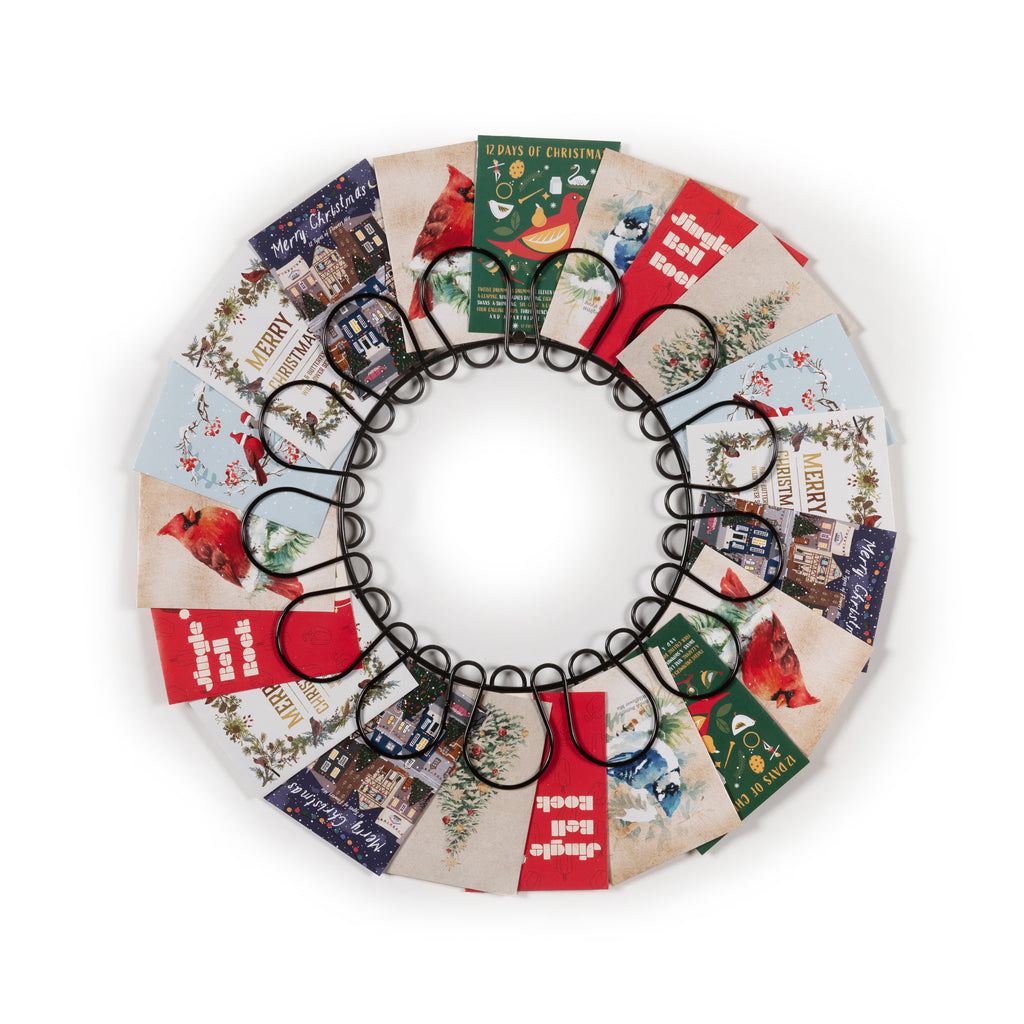 20 Piece Holiday Christmas Seed Packet Wreath