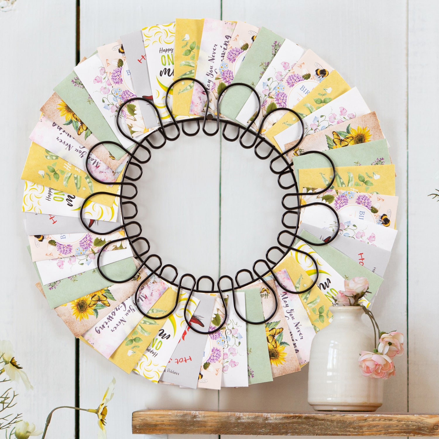 40 Piece Birthday Card Seed Packet Wreath garden seeds