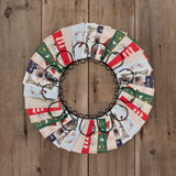 40 Piece Holiday Christmas Seed Packet Wreath