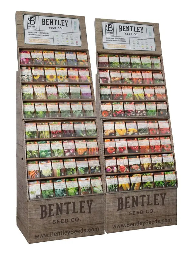 1000 Piece Assorted Vegetable, Herb and Flower Seed Packet Retail POS