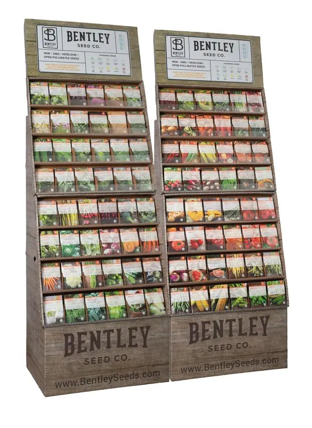 1000 Piece Vegetable and Herb Seed Packet Retail POS Corrugated