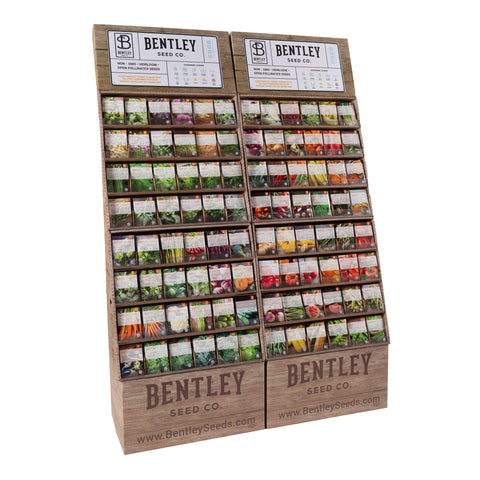 1000 Piece Vegetable and Herb Seed Packet Retail POS Corrugated Display