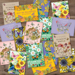 Bulk 250 Piece Assorted Special Occasion Favor Seed Seed Packet Cards