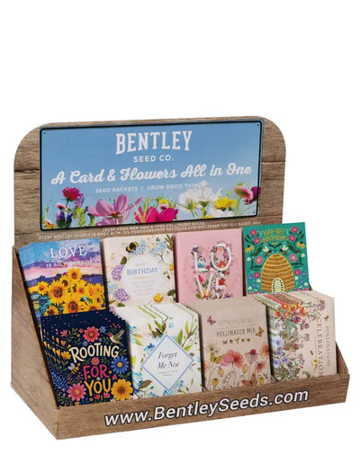 250 Piece Florist Favor Seed Packet Retail POS Corrugated Display