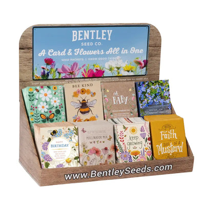 250 Piece Assorted Favor Seed Packet Retail POS Corrugated Display