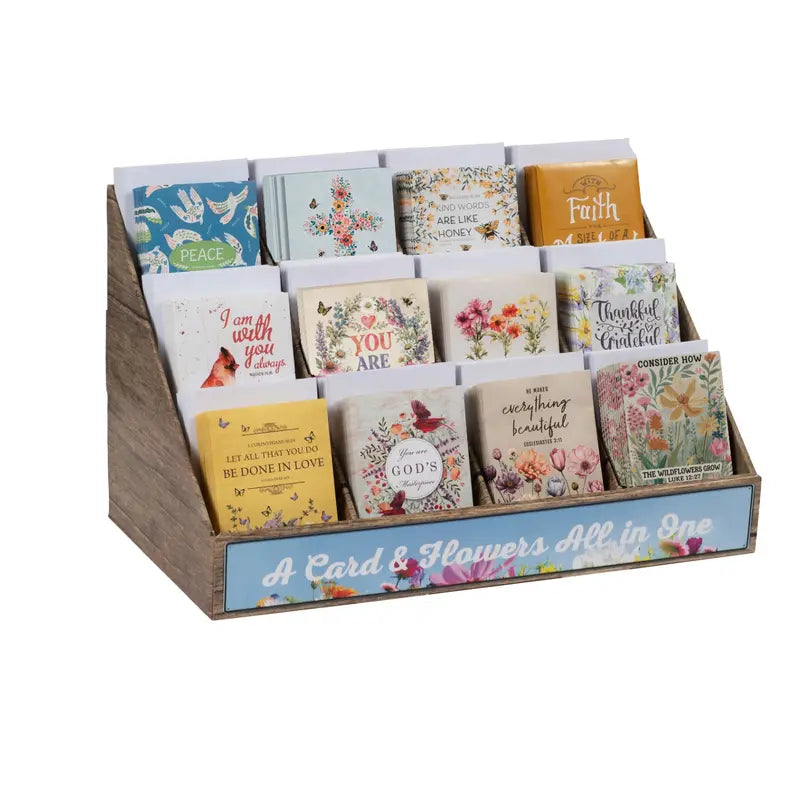 370 Piece Faith Special Occasion Seed Packet Retail POS Corrugated