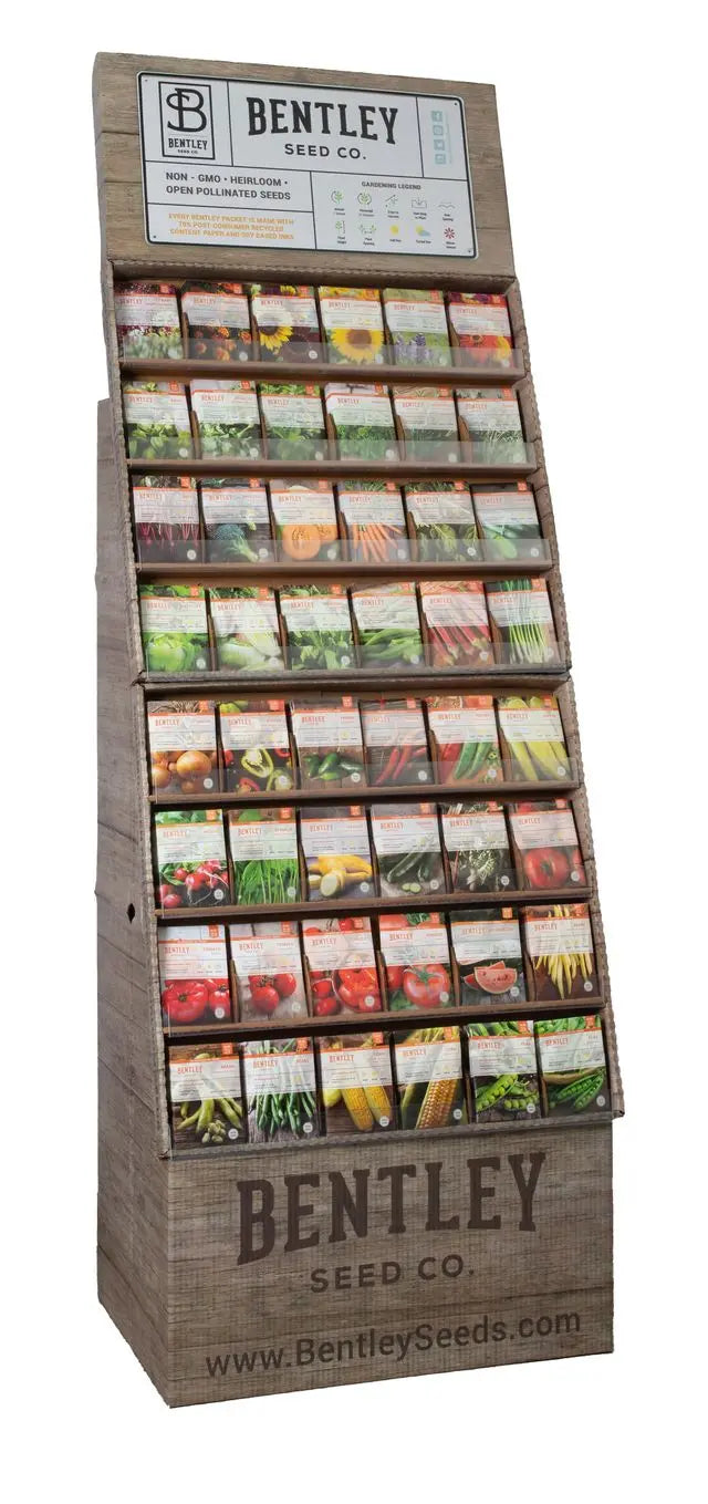 500 Piece Assorted Vegetable, Herb and Flower Seed Packet Retail Point