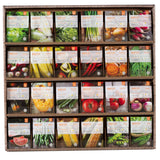 500 Piece Assorted Vegetable, Herb and Flower Seed Packet Retail Point of Sale Corrugated Display