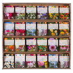 cheap flower seeds packets 500 Piece Eastern Region Flower Seed Packet Retail POS Corrugated Display