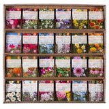500 Piece Eastern Region Flower Seed Packet Retail POS Corrugated Display