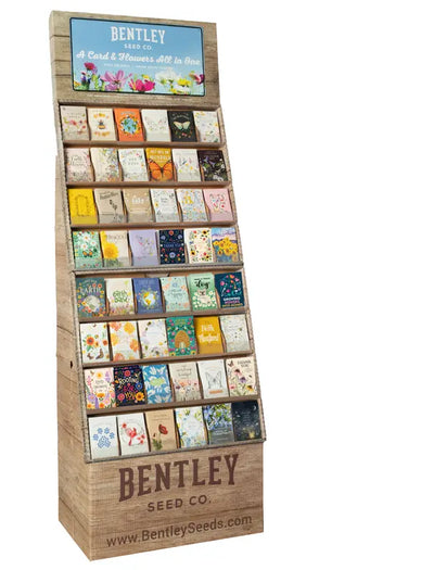 500 Piece Assorted Favor Seed Packet Retail POS Corrugated Display