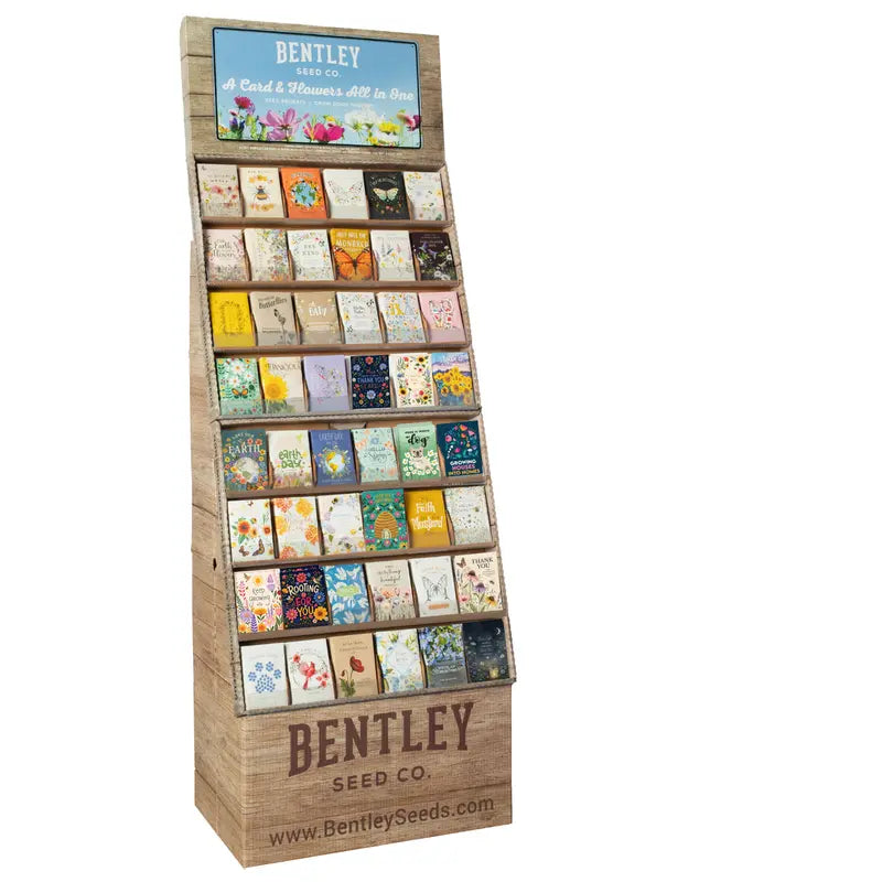 500 Piece Assorted Favor Seed Packet Retail POS Corrugated Display