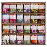 500 Piece Western Region Flower Seed Packet Retail POS Corrugated Display