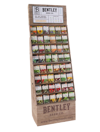 500 Piece Assorted Southern Region Vegetable, Herb and Flower Seed Packet Retail POS Corrugated Display seed packet