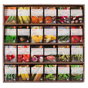 500 Piece Vegetable Seed Packet Retail POS Corrugated Display seed packet