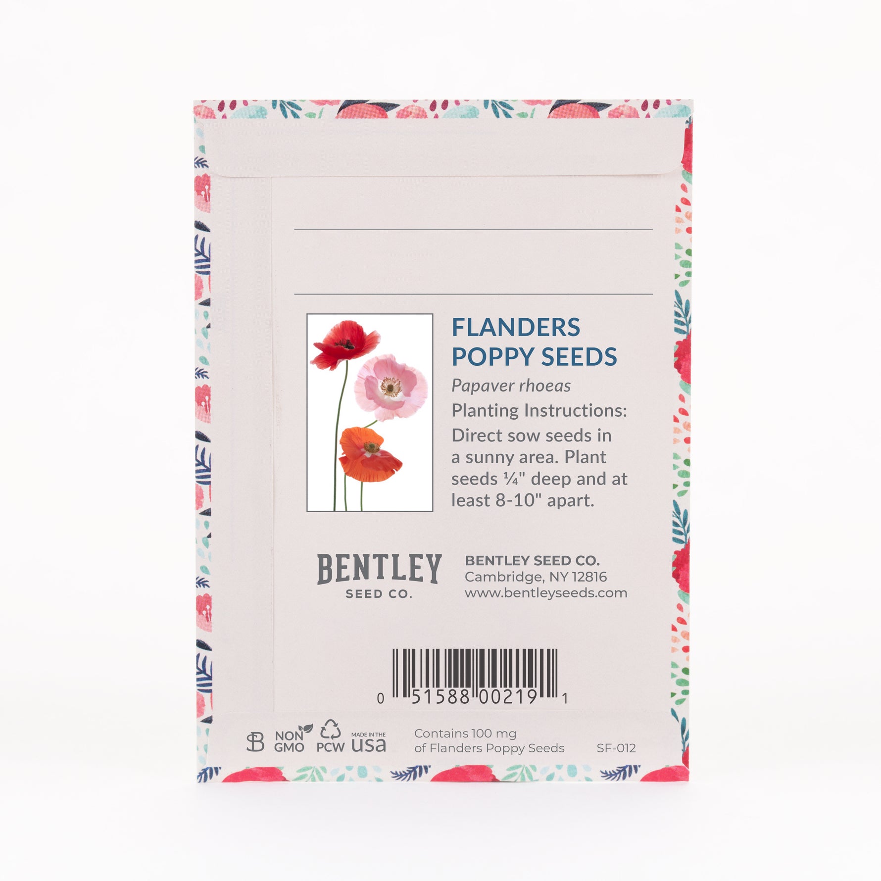 poppy garden seeds Mr. and Mrs. Wedding