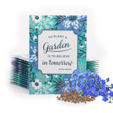 To Plant a Garden - Forget Me Not Seed Packets - Audrey Hepburn- Bentley Seeds