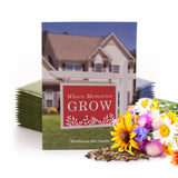 "Where Memories Grow - Realtor" Wildflower Mix Seed Favor Packet - Bentley Seeds