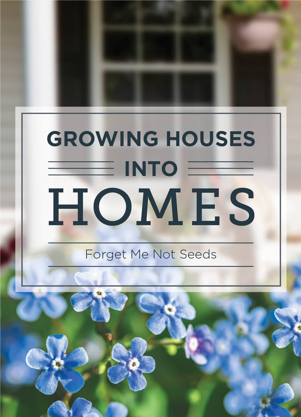 Growing Houses Into Homes Forget Me Not Seed Packet - Bentley Seeds