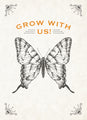 Grow With Us - Butterfly Wildflower Mix Seed Packets write your own personal message